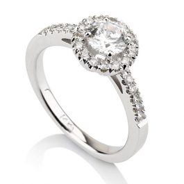 Solitaire Pave Round