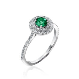 Green Emerald ring